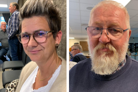 Leif och Sofia är två av dem som redan anmält sig som röstmottagare och som gått den första utbildningen.
